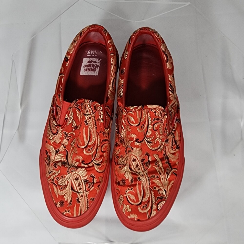 Opening Ceremony x Vans Vault Slip-On LX Qi Pao Pack Red Men 10.5/Wom 12 Colab